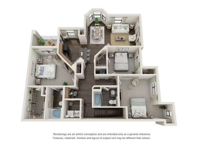 C2 Upper 1306 floor plan